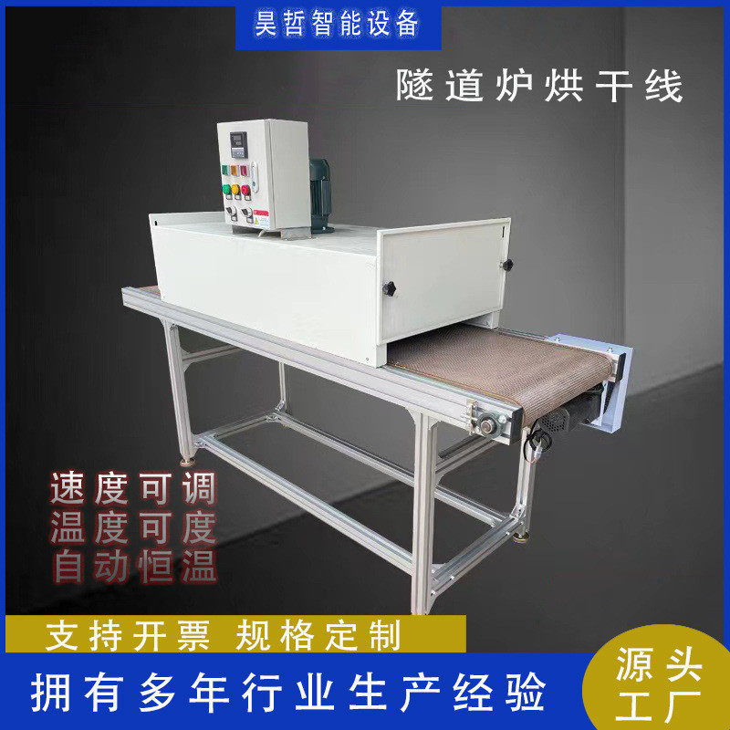 隧道烘干炉流水线 升温快控温准确 耐高温不锈钢铁氟龙小型输送机