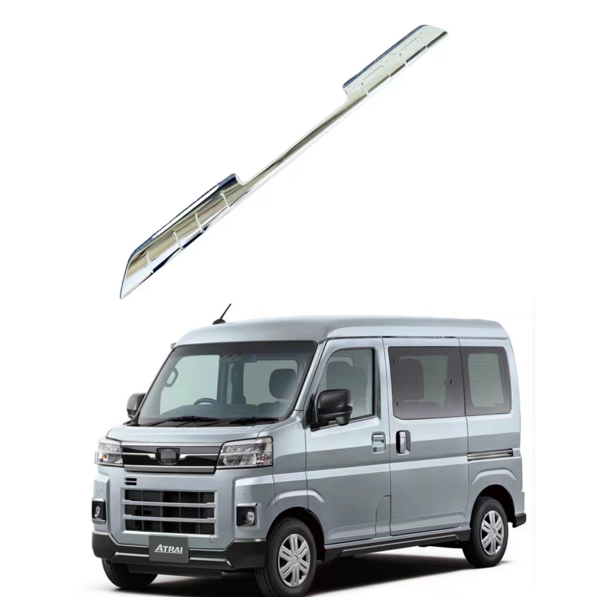适用于21-23款大发Atrai S700 S710前杠饰条保险杠下保护亮片装饰