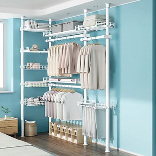 未来式开放式衣柜衣帽间定制衣柜步入式储间大容量