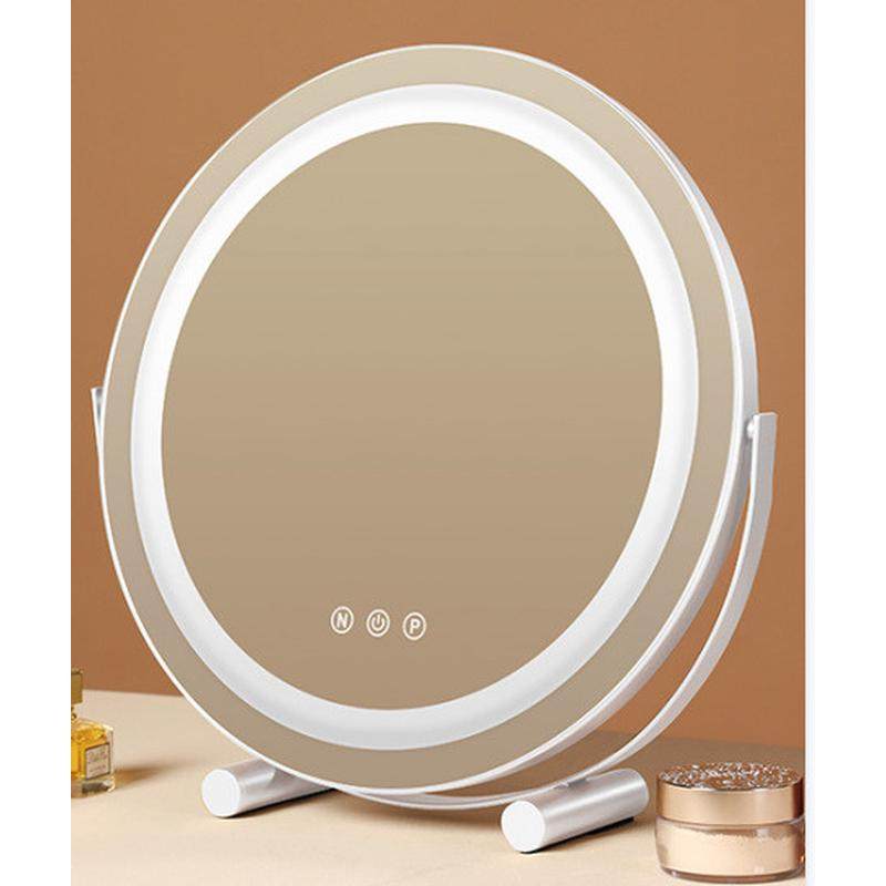 化妆镜台式桌面led灯智能充电补光家用欧式简约ins风可旋转美妆镜,家庭/个人清洁工具,随身化妆镜,淘宝优惠券,粉丝福利购,淘宝优惠卷