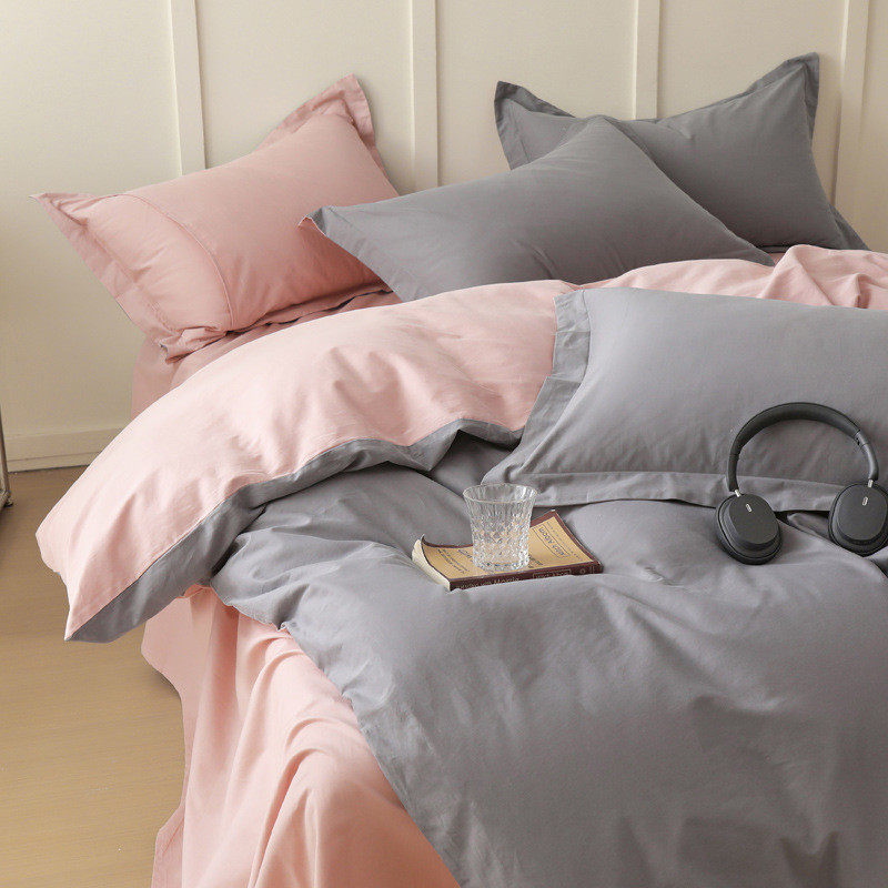 100支纯色全棉磨毛单被学生 宿舍套简约床品1.5m1.8米床被罩子,床上用品,床品套件/四件套/多件套,淘宝优惠券,粉丝福利购,淘宝优惠卷