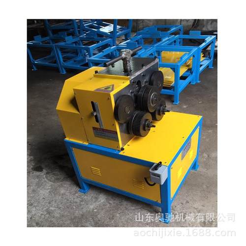 热销生产角铁卷圆机立式液压机卷圆角铁全自动法兰卷圆机厂家