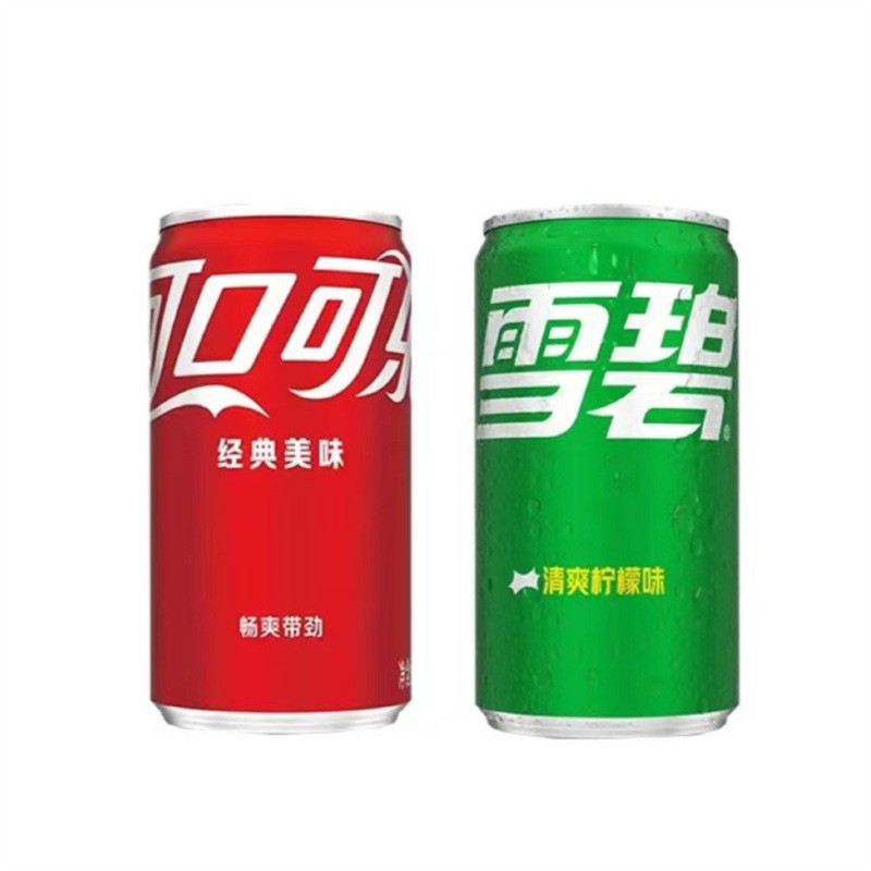 新货经典可口可乐/雪碧味柠檬 碳酸饮料汽水 200ml*12罐