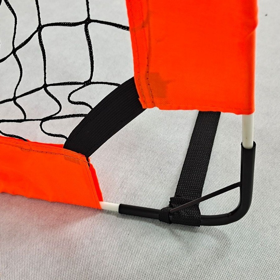 可折叠儿童简易足球网弹开式足球门迷你便携式方形梯形训练足球网