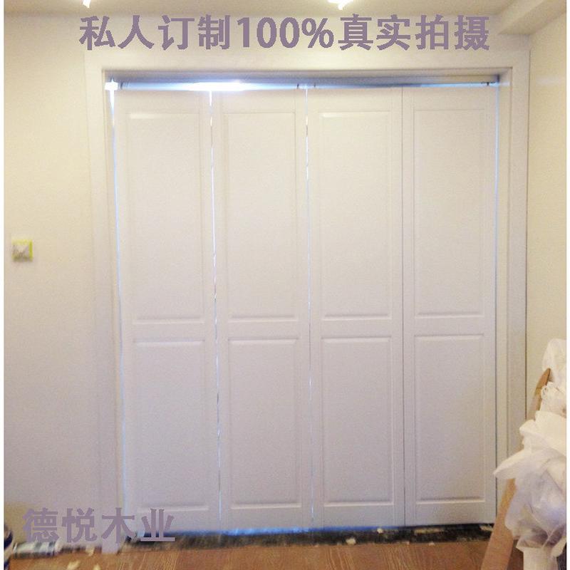 日式PVC折叠门隔断客厅厨房卫生间推拉门移门阳台卧室室内门可订