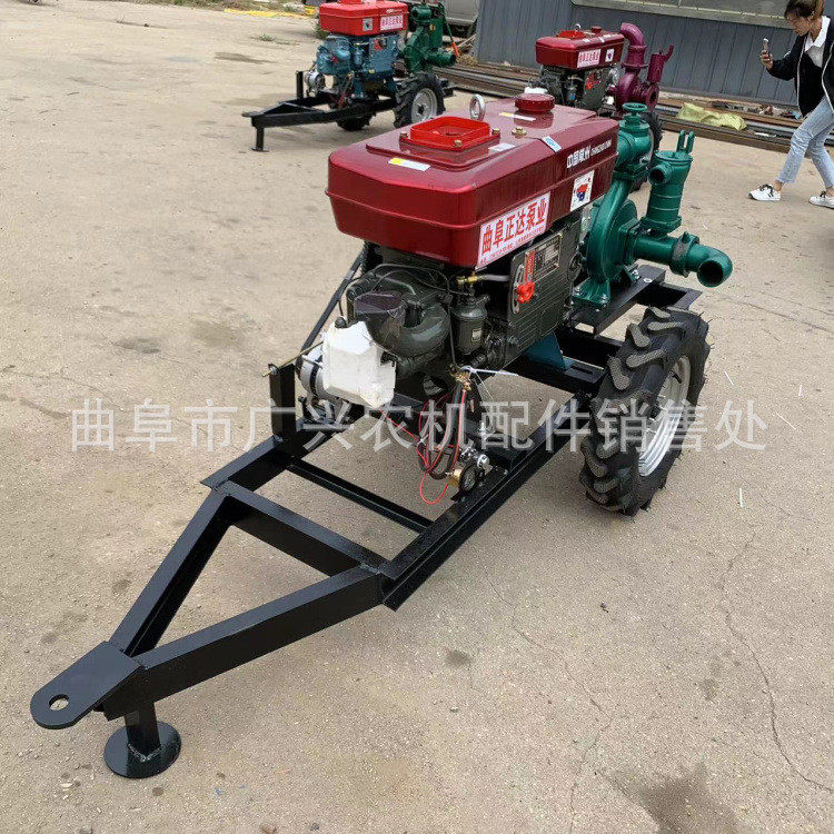 热销大马力柴油机带动高压泵卷盘机增压柴油水泵农用离心泵喷灌喷