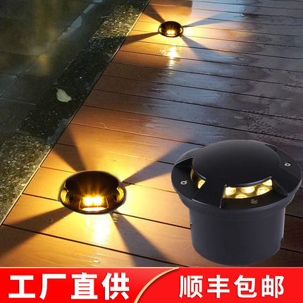 地埋灯台阶灯墙脚灯led户外防水地灯园林灯庭院灯室外别墅埋地灯