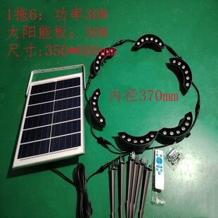 厂家批发太阳能抱太阳能灯led环形照树灯树瓦楞灯瓦檐灯led柱子灯