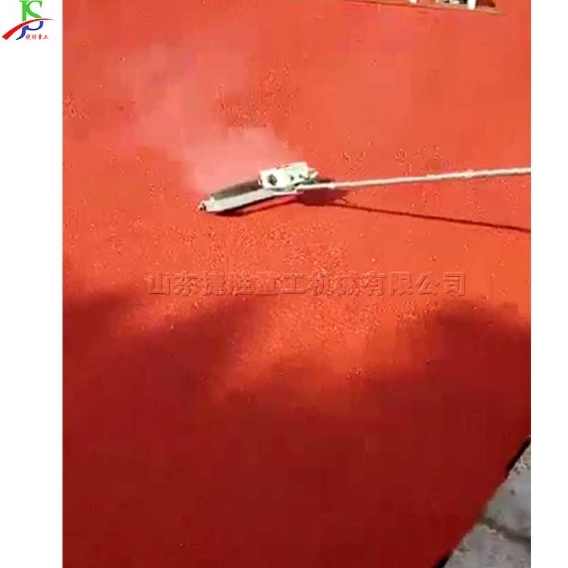 橡胶跑道摊铺电滚轴手拉式电动摊铺机校园跑道摊铺整平工具