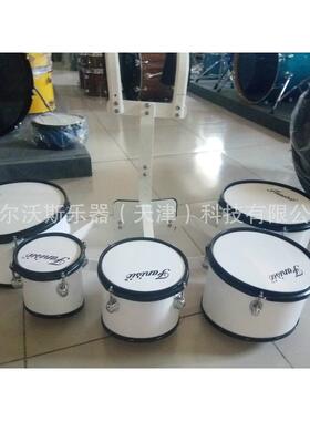 热销三联鼓背架三音鼓行进鼓101213英寸鼓号队四音鼓五联鼓