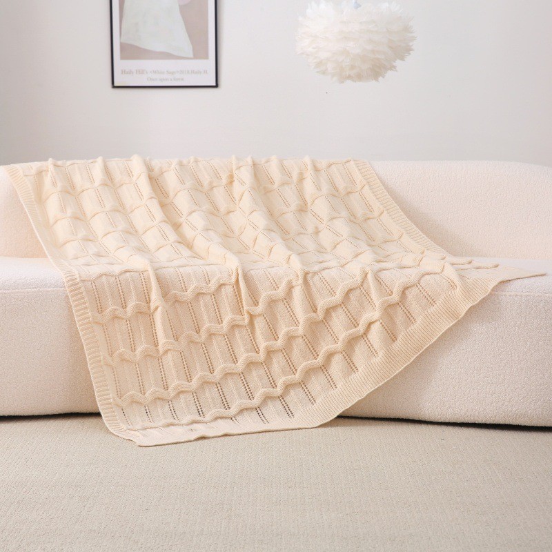 纯色爆款针织毯子雪尼尔盖毯飘窗床尾装饰毯车载午睡客厅沙发