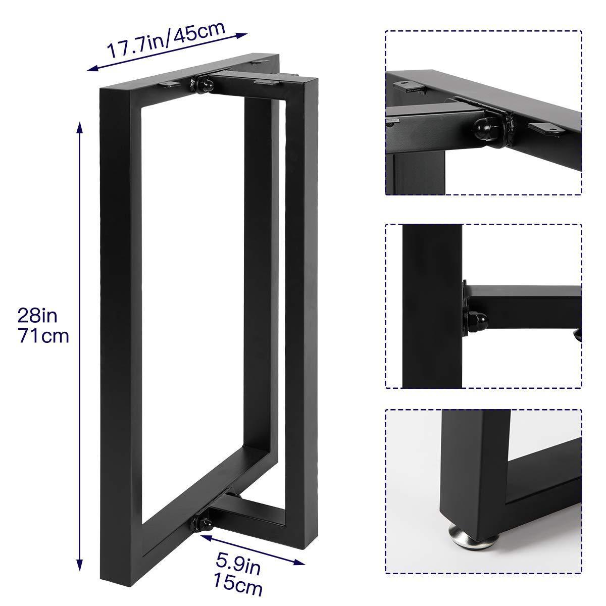 工业金属桌腿书桌办公桌脚支架简约风五金家具腿批发铁艺桌腿
