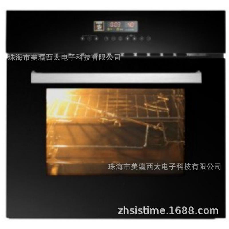 sistime外贸出口家用嵌入式电烤箱57L595mm宽触控