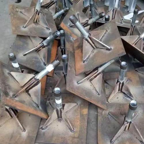 定制路基沉降板观测测杆头300*300*100沉降观测板