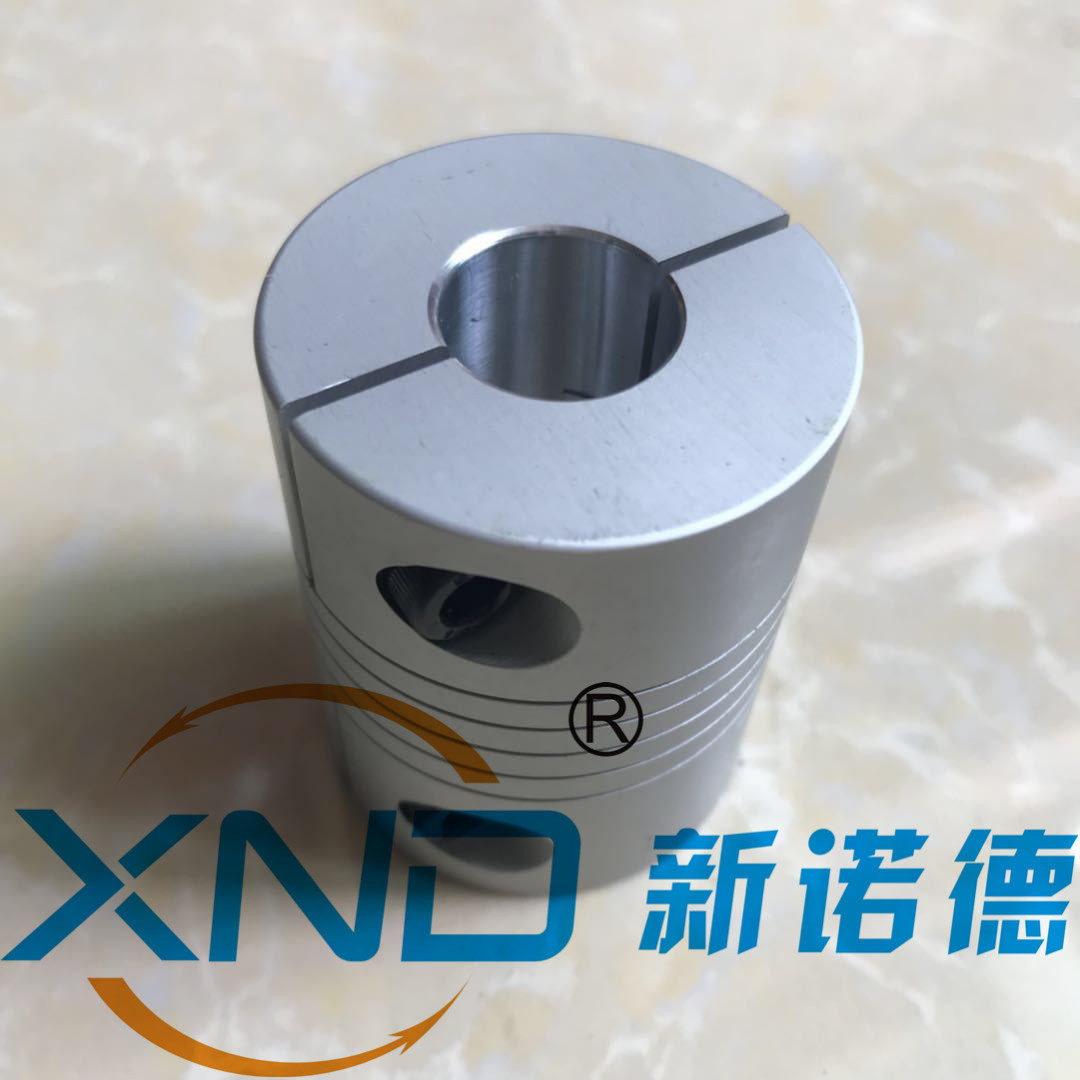 热销xc-40-50工厂螺旋联轴器/xc-40-50-15x16铝合金螺旋切缝联轴