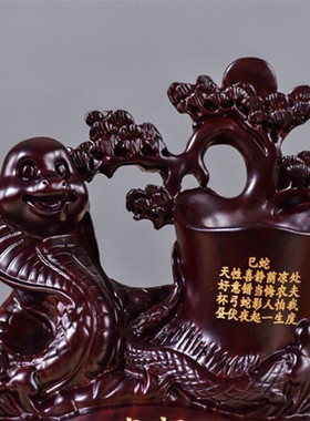 黑檀十二生肖创意木雕笔筒子鼠实用木质笔桶装笔复古桌面摆件logo