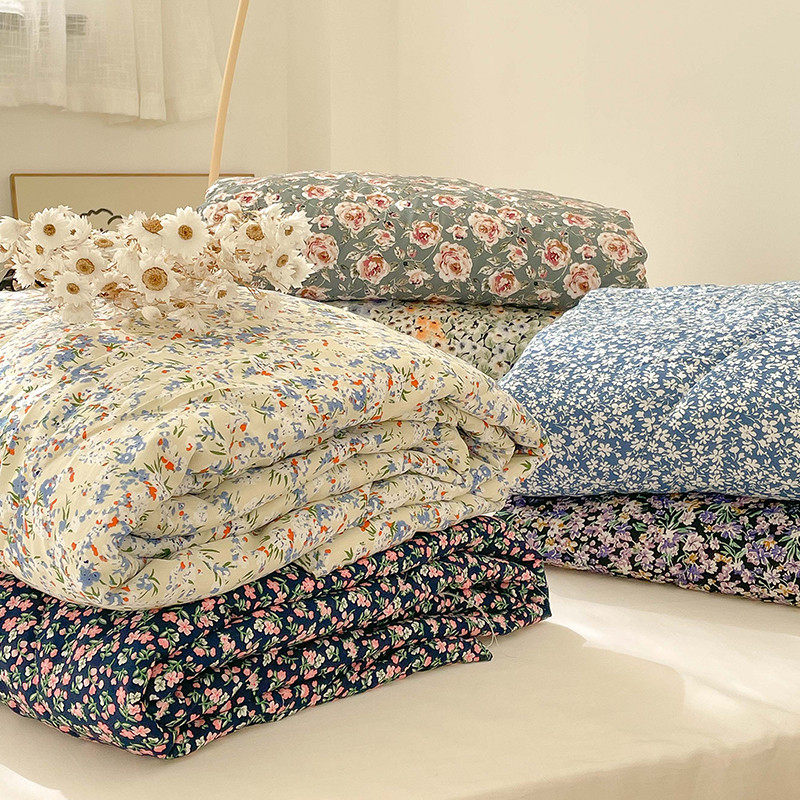 花花造梦 果冻Q弹感碎花空调被夏凉被沙发午休小被子单人床薄盖被,床上用品,化纤被,淘宝优惠券,粉丝福利购,淘宝优惠卷