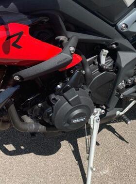 热销适用凯旋daytona675r08-12gbracing发动机盖边保护防摔边盖