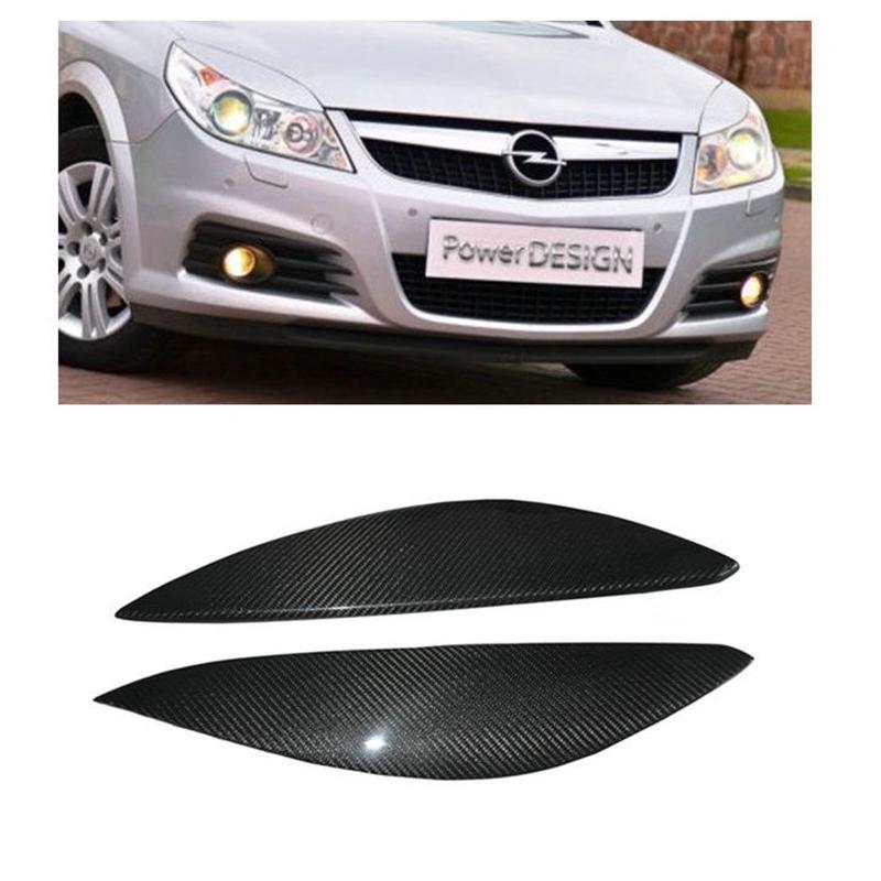 专用于Vauxhall Opel 欧宝Vectra改装碳纤维灯眉装饰眉贴06至16款