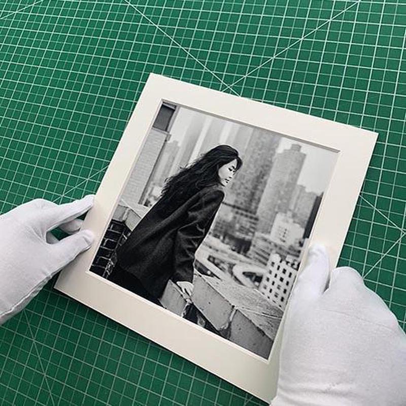 卡纸装饰画框空框装裱定制A4照片打印加相框内衬插画艺术微喷展览