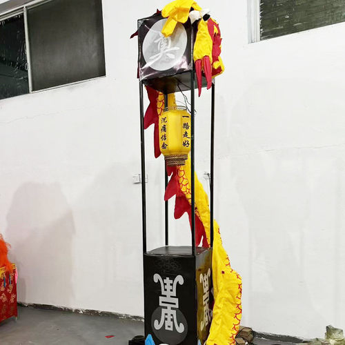 热销龙柱灵堂布置维畅殡葬一套龙柱加风机用品丧事祭奠场景布置