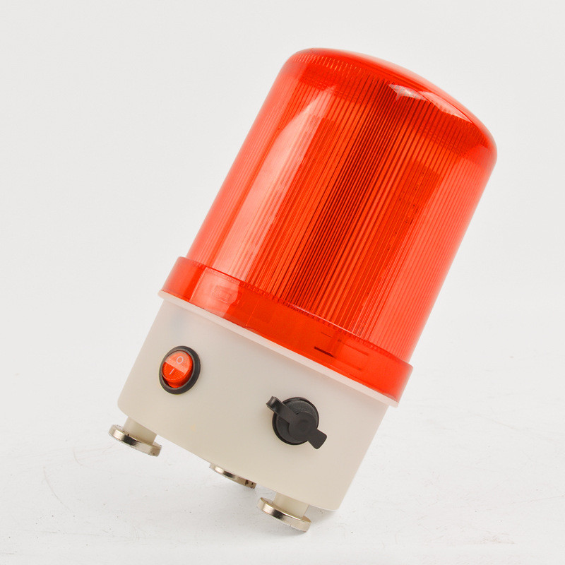 热销磁吸车警示灯sy-01jhrj吸顶充电报警器旋转载频闪灯220v380v