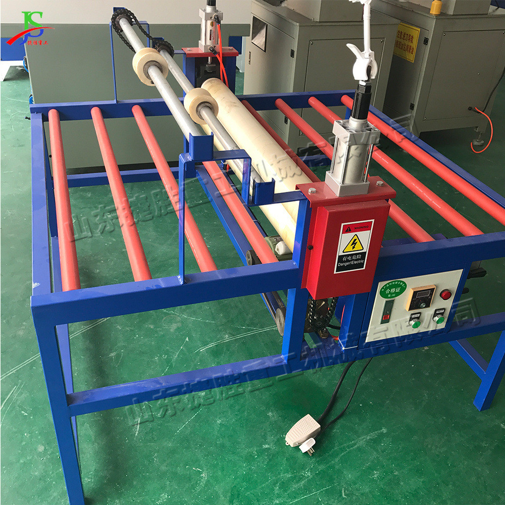 全自动玻璃覆膜机 家具橱柜门玻璃贴膜机 小型晶钢门玻璃附膜机
