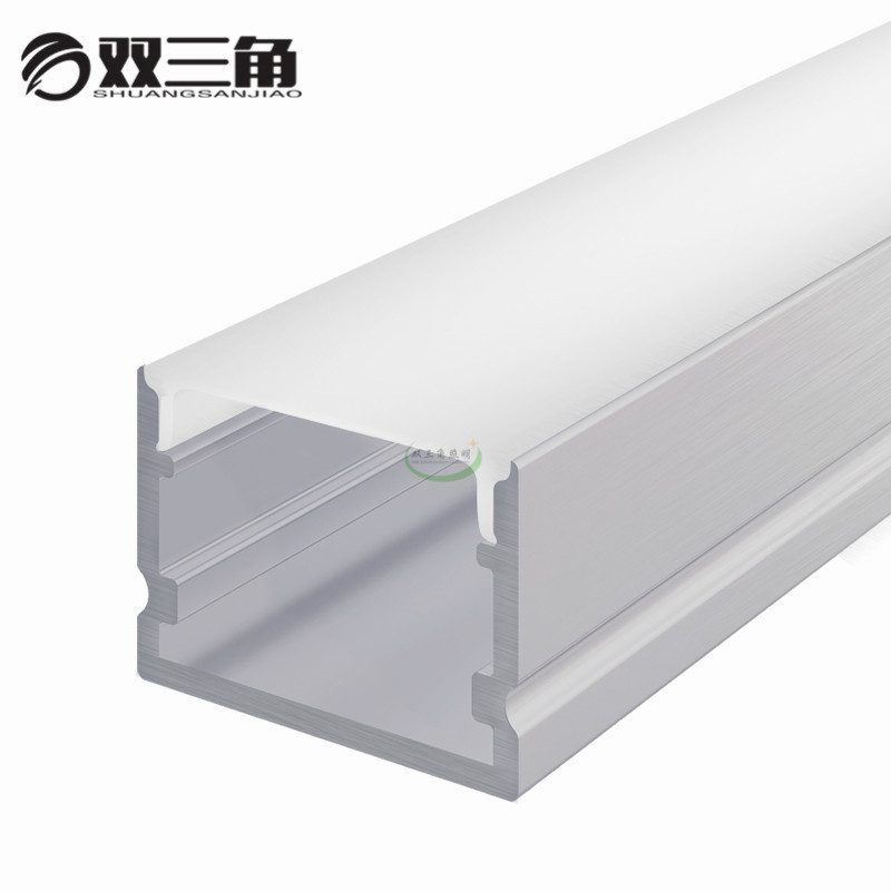 热销led硬灯条铝合金u型嵌入式线条灯明装长条线性亚克力铝槽灯线
