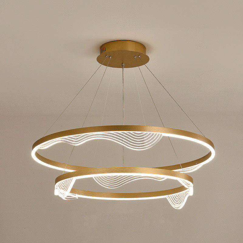 现代风格客厅吊灯创意个性圆形圈圈简约吊灯卧室酒店样板房餐厅灯,家装灯饰光源,餐厅吊灯,淘宝优惠券,粉丝福利购,淘宝优惠卷