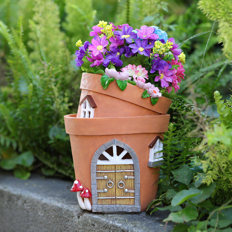 热销跨境太阳能灯小夜灯防水户外庭院花盆草坪景观灯花园装饰灯摆