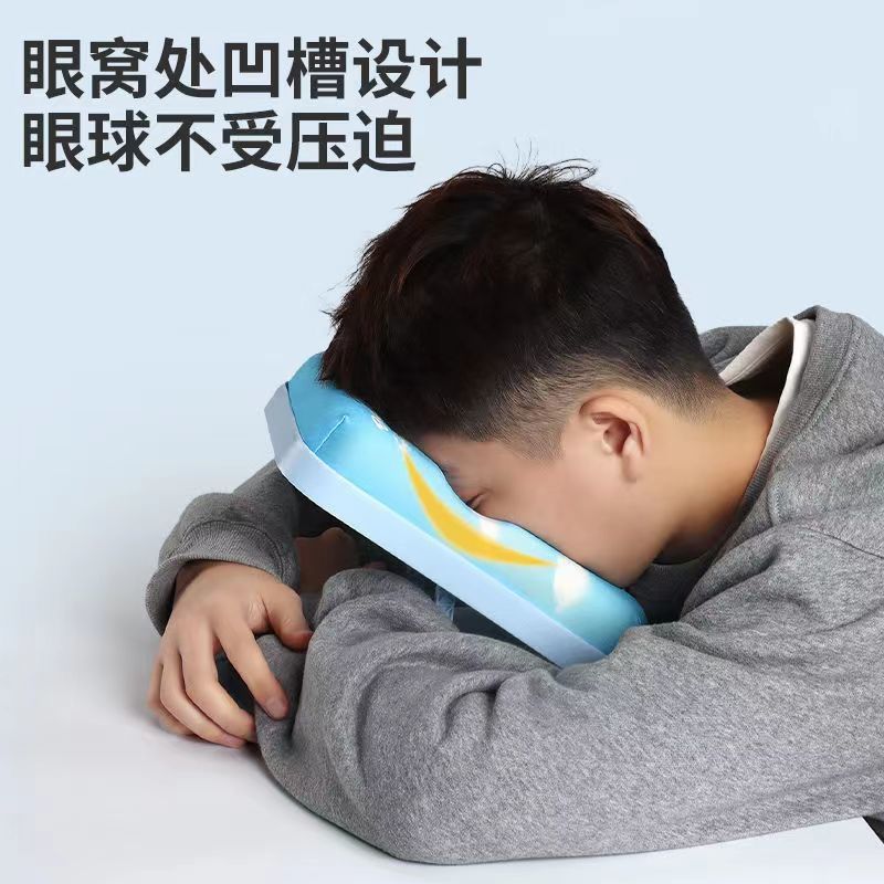 便携午睡枕趴睡枕午休神器小学生教室桌上趴趴枕儿童折叠抱枕夏季