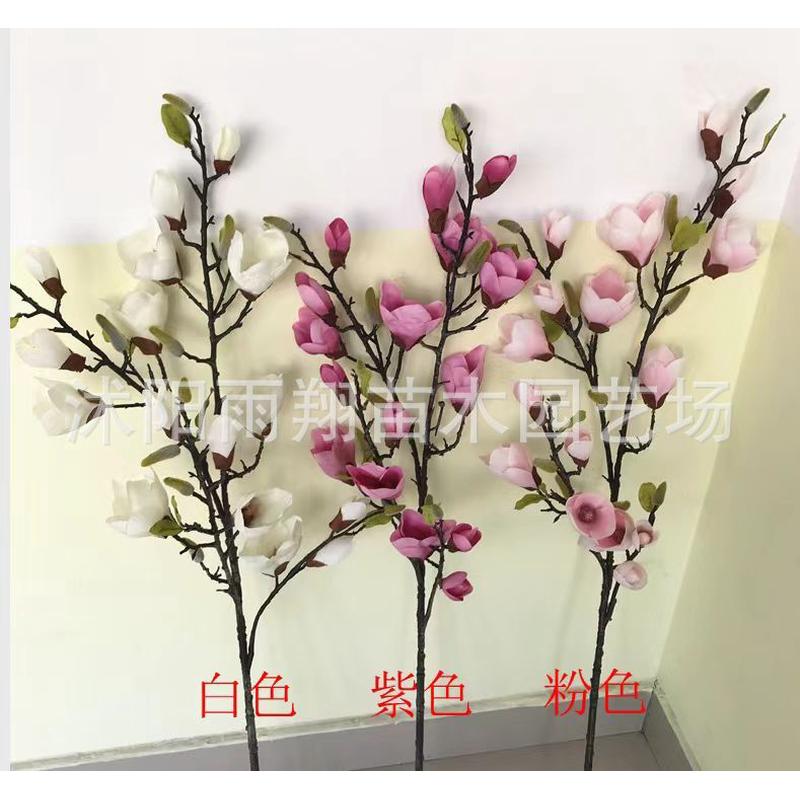 热销仿真玉兰树白玉兰花红玉兰商场橱窗酒店展厅布置大型高仿真度