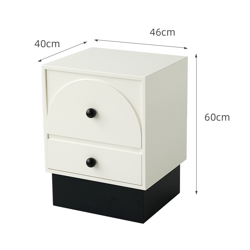 nordic sense北欧简约床头柜轻奢高级感小型储物柜斗柜卧室床新款