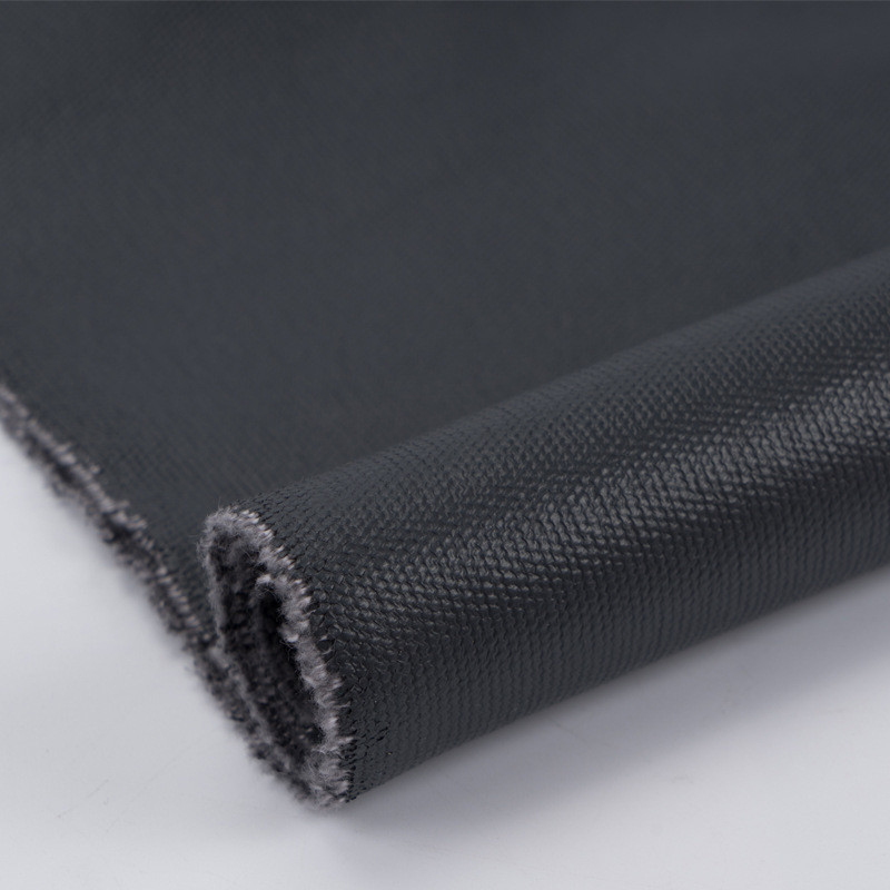 现货pu16安棉布膜过胶面料帆布帐篷鞋材桌布箱包棉布料厂家直销