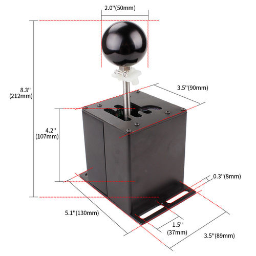 热销赛车游戏换挡h挂挡器仿真模拟器变速器适用于罗技g27g29图马t