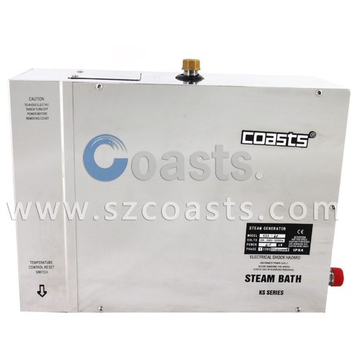 热销厂家供应湿柯仕不锈钢桑拿coasts蒸机蒸汽发生器商用蒸汽机ks