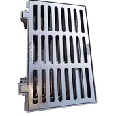 球墨铸铁篦子道路污水偏盖板500 700铸铁两三四连篦雨水沟式 篦子