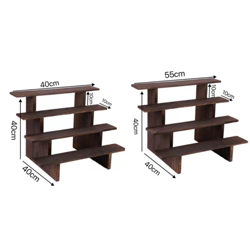 桐木多层实木小摆件紫砂壶架子中式展示架博古架茶具茶杯置物架