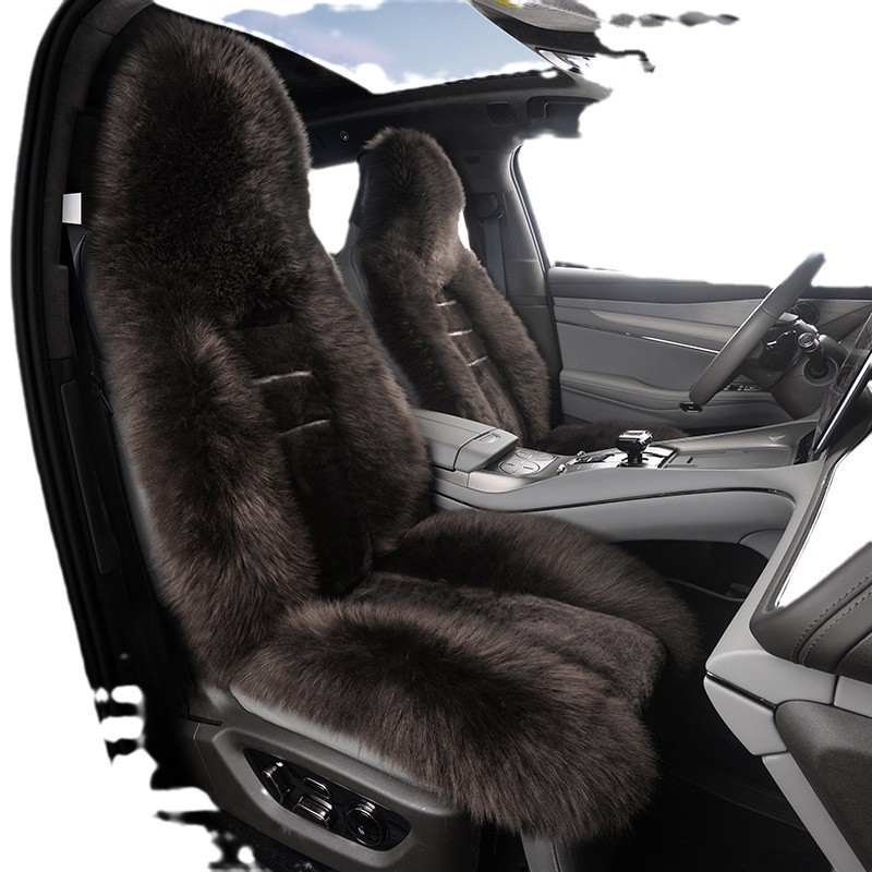 适用奔驰c260l汽车坐垫e300lc200la200lglc260l半包冬季羊毛绒套