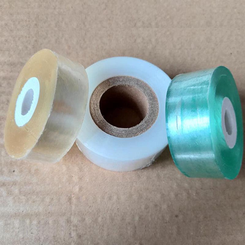 热销厂家微售2cm绿色黄色嫁接果树专用缠绕膜电线膜直粘性拉伸膜