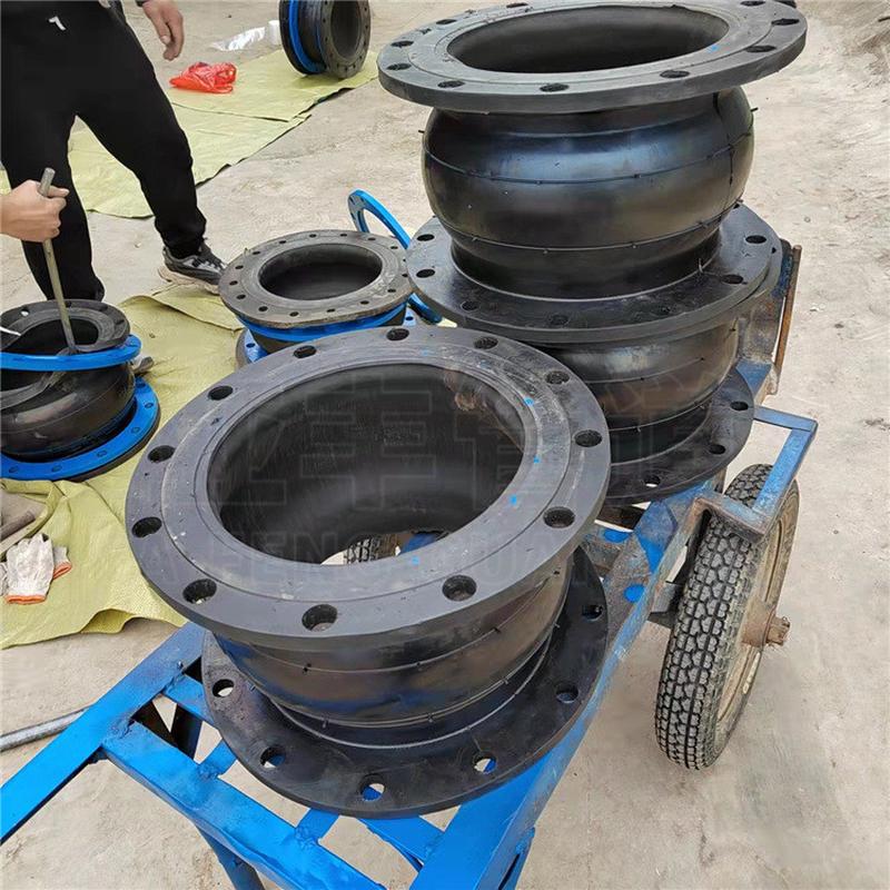 热销供应橡胶软连接软连接耐腐蚀法兰连接木托翻大发货边橡胶球