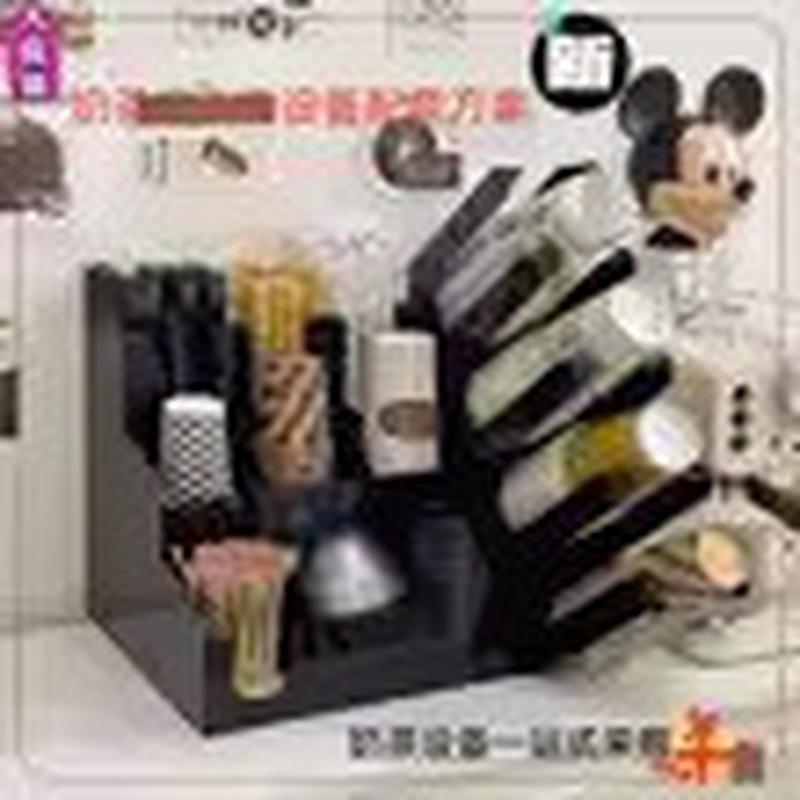 纸杯架黑色亚克力纸巾吸管盒吧台取杯架奶茶店用
