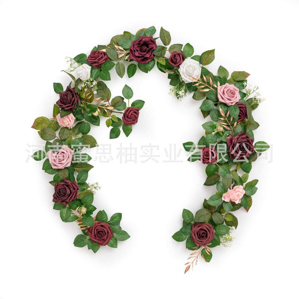 仿真玫瑰花厂家桉树花条婚礼桌上装饰引路藤条藤条批发,鲜花速递/花卉仿真/绿植园艺,仿真绿植,淘宝优惠券,粉丝福利购,淘宝优惠卷