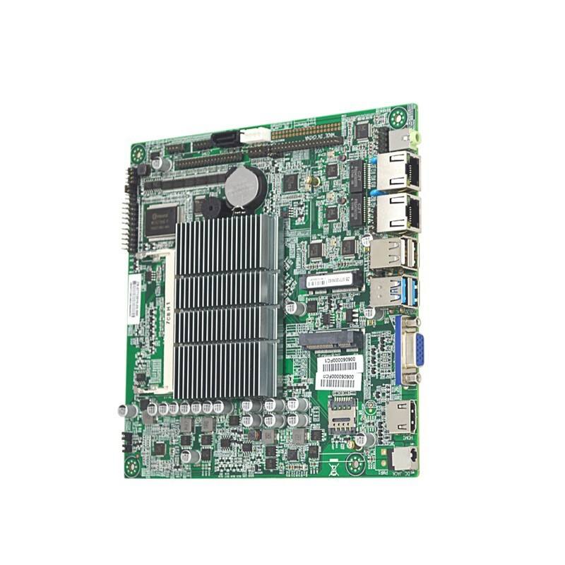 控汇EITX-7120超薄主板J1900双网集成4核CPU迷你ITX工控小板