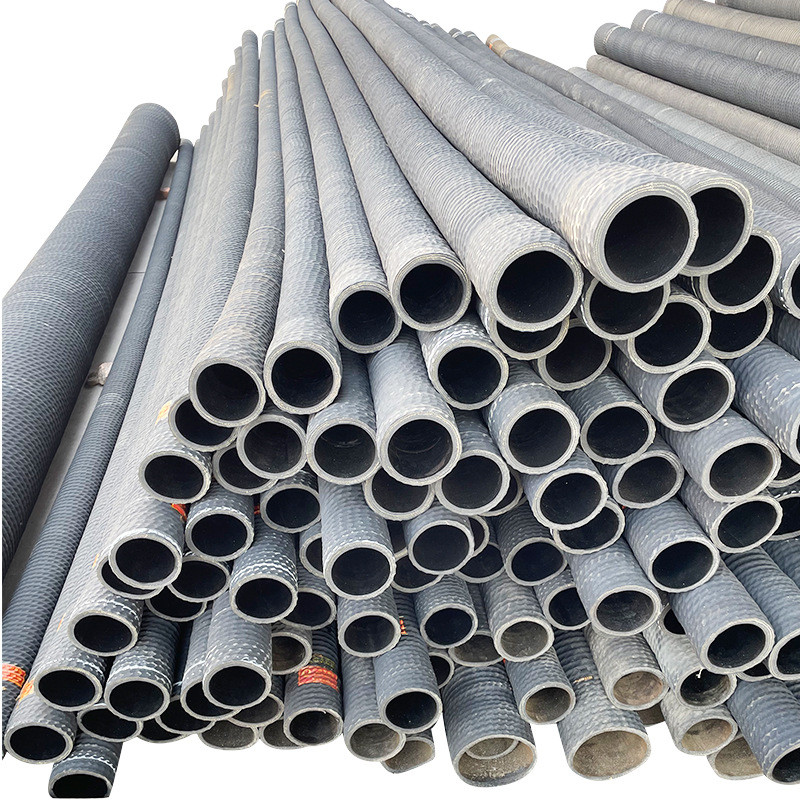 水泵抽水丁苯黑色加厚橡胶管橡胶管泥浆输送大口径钢丝长胶管