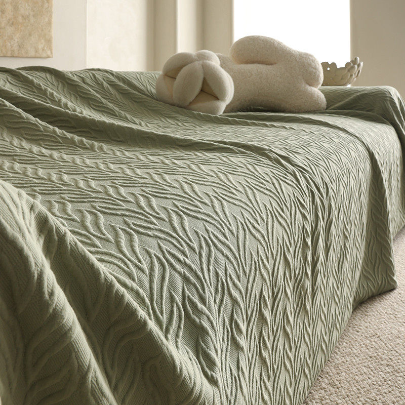 纯棉布艺高级感沙发盖布巾奶油风夏季全棉沙发垫套罩全包万能盖毯,居家布艺,沙发套,淘宝优惠券,粉丝福利购,淘宝优惠卷