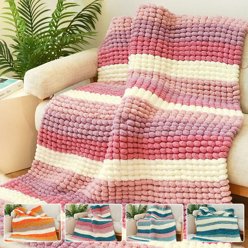 球球线diy编织盖毯解闷手工坐垫毯子材料包钩针粗毛线团空调毯,服饰配件/皮带/帽子/围巾,毛线,淘宝优惠券,粉丝福利购,淘宝优惠卷