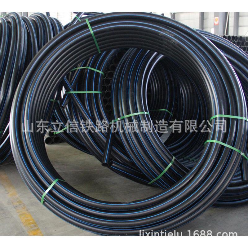 喷灌机pe管 110 160 200灌溉管穿线管pe排水管pe管件