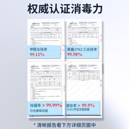 oeshome小型桌面空气净化器消毒机办公室家用除病毒防二手烟甲醛