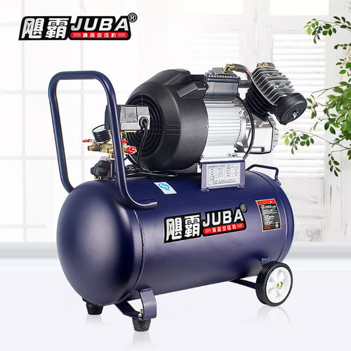 热销飓气泵空压机打气泵空气压缩机木工喷漆v式双缸全铜电机霸2.2